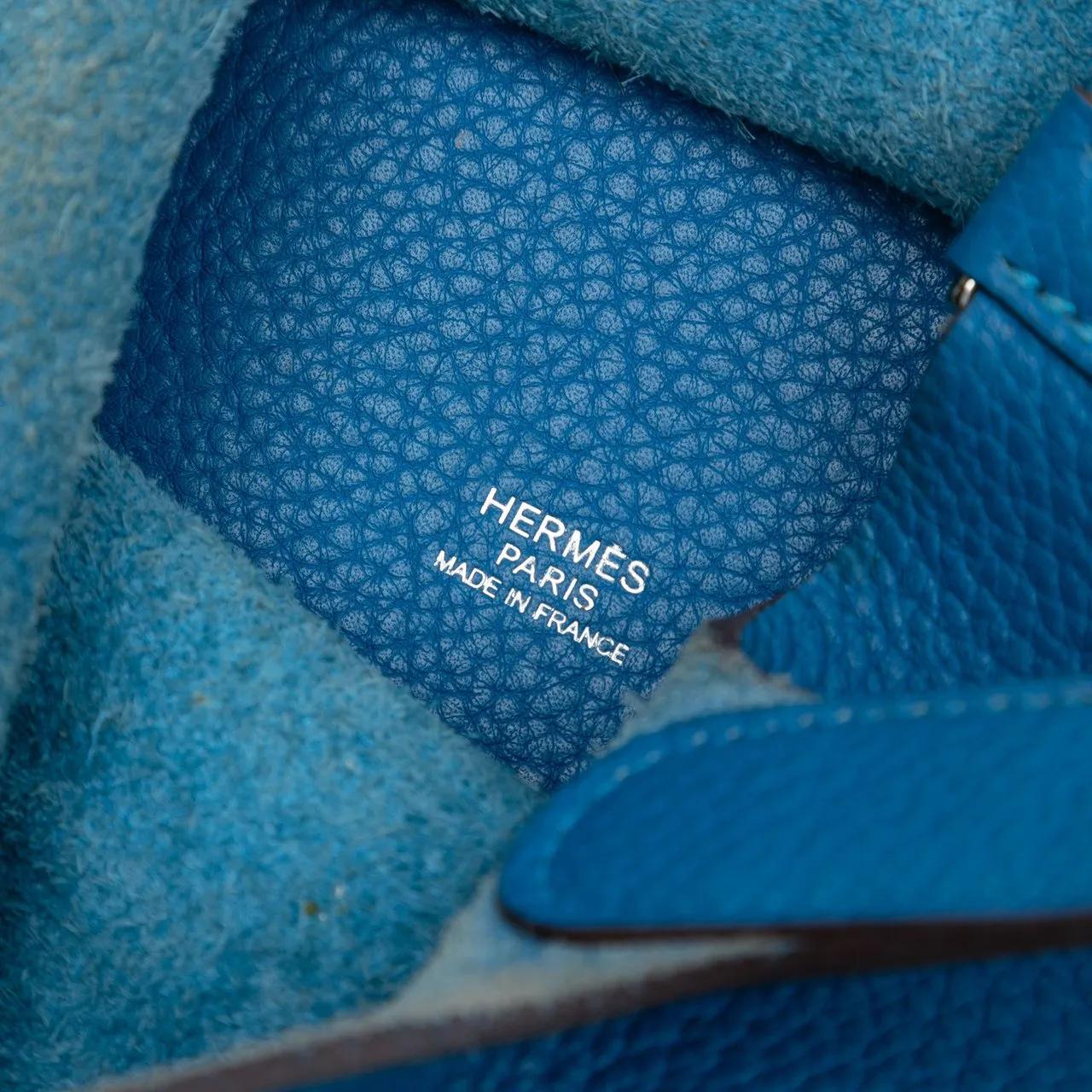 Thumbnail - Hermès Crossbody Bags - Clemence Picotin Lock 18 - Gr. unisize - in Blau - für Damen