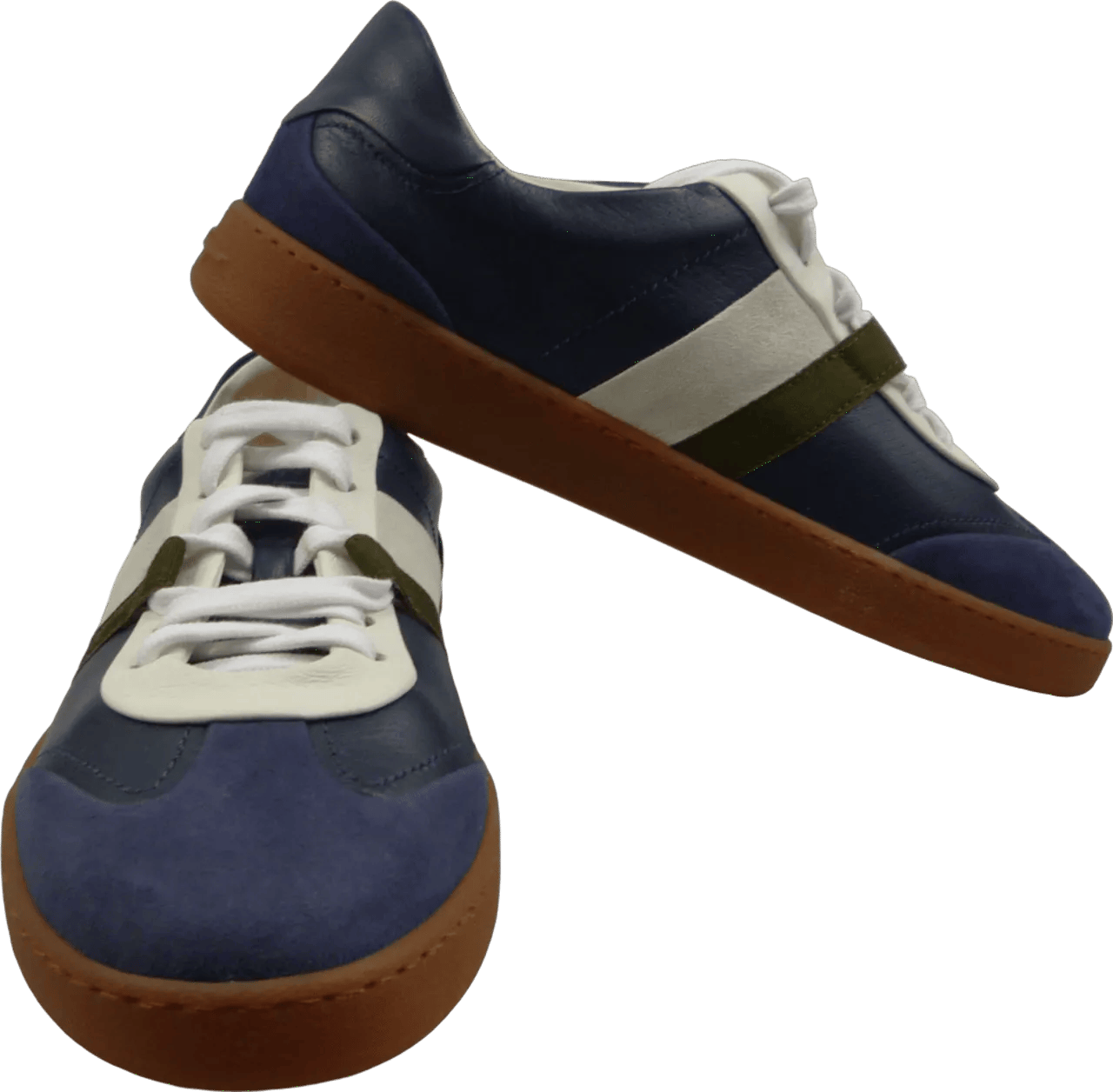 FERRAGAMO Navy Blue Garda Low Sneakers Low cut sneaker - Men | Ferragamo main image 2