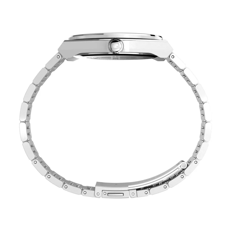 Timex Quarzuhr Quarz-Analoguhr Q Timex Continental Gmt silber(Image 2)