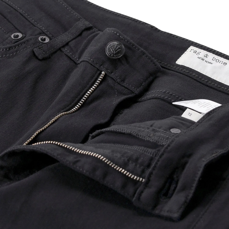 Rag & Bone Jeans High-Rise Skinny Jeans The Nina schwarz(Image 3)