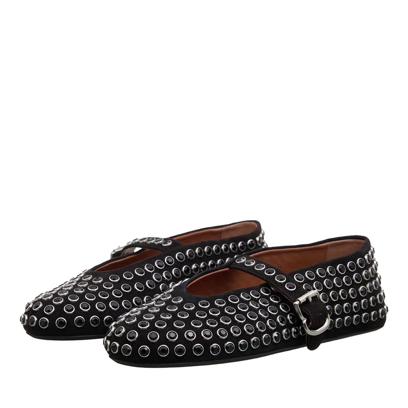 Alaia Ballerines Ballet Flats Noir(Image 2)