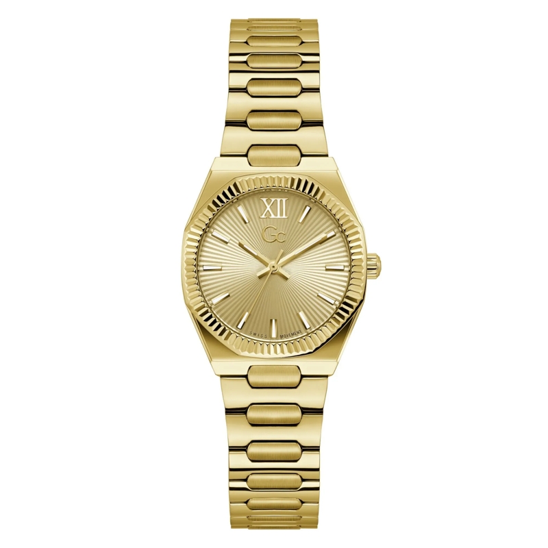GC Quarzuhr Quarz-Analoguhr Gc Prodigy Lady Mini gelb