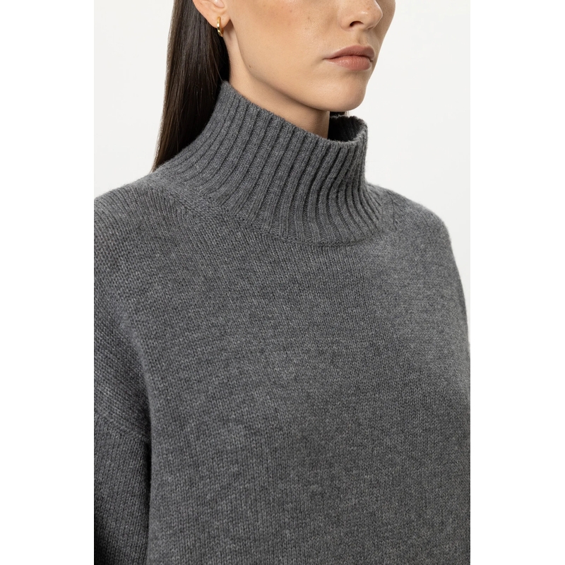 Luisa Cerano Trui met col Turtleneck aus Woll-Mix multi(Image 5)