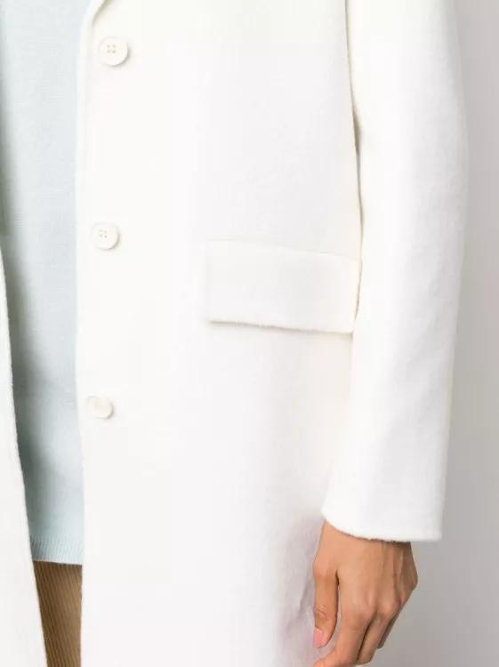 Ladies white clearance wool coat