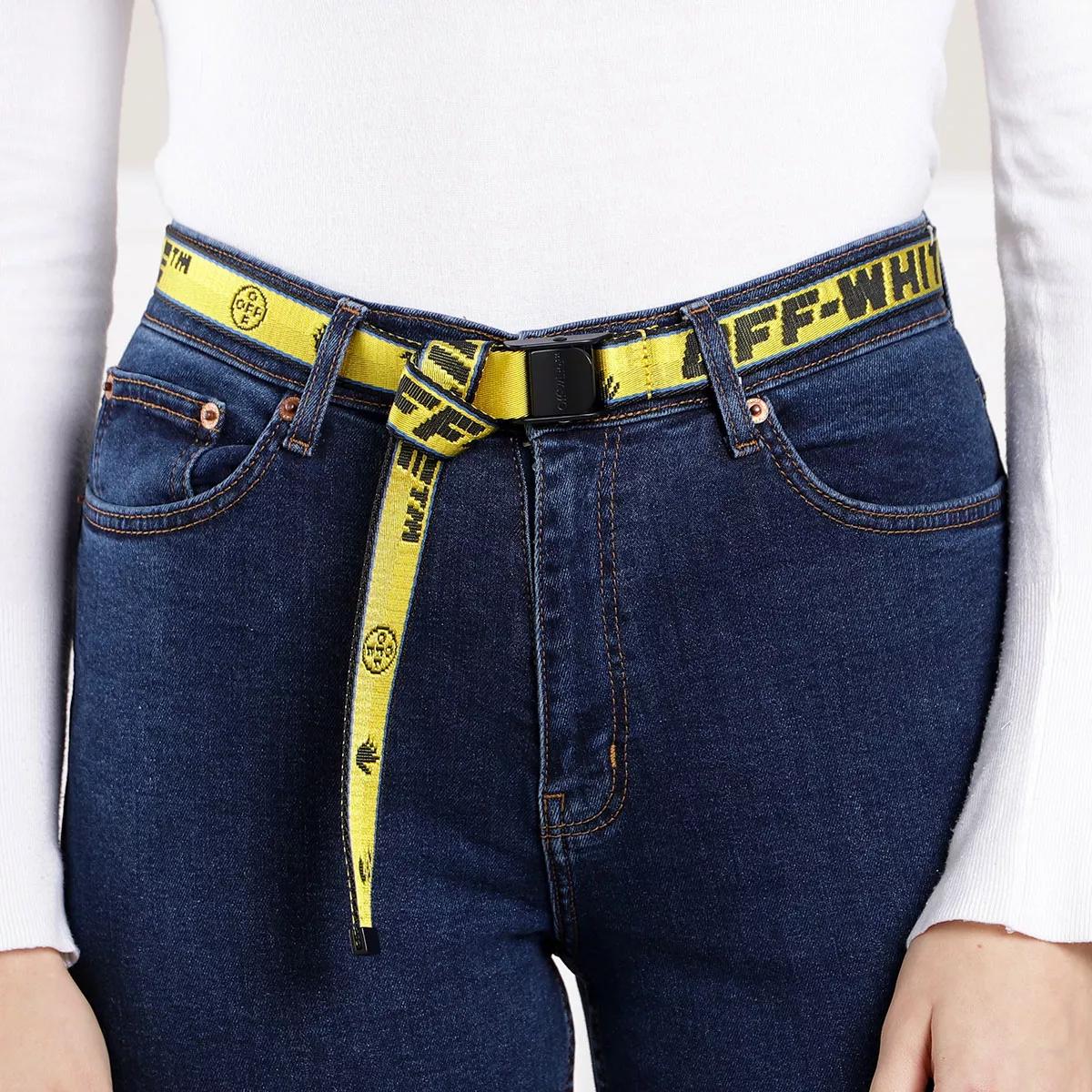 Ceinture off outlet white bleu