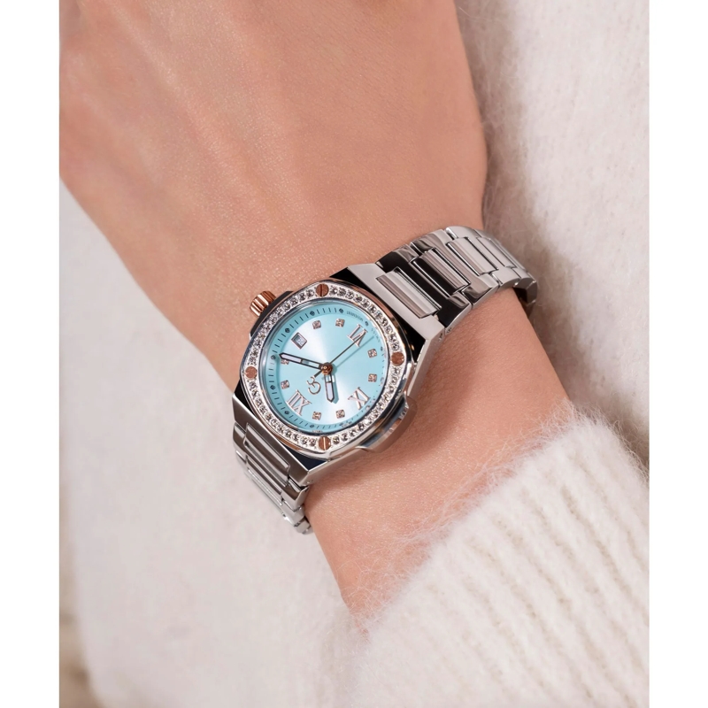 GC Quarzuhr Quarz Analog Uhr Gc Coussin Shape Mini silber(Image 5)