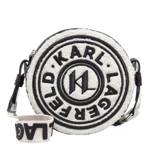 Karl Lagerfeld K/Circle Round Cb Shearling White Black Canteentas