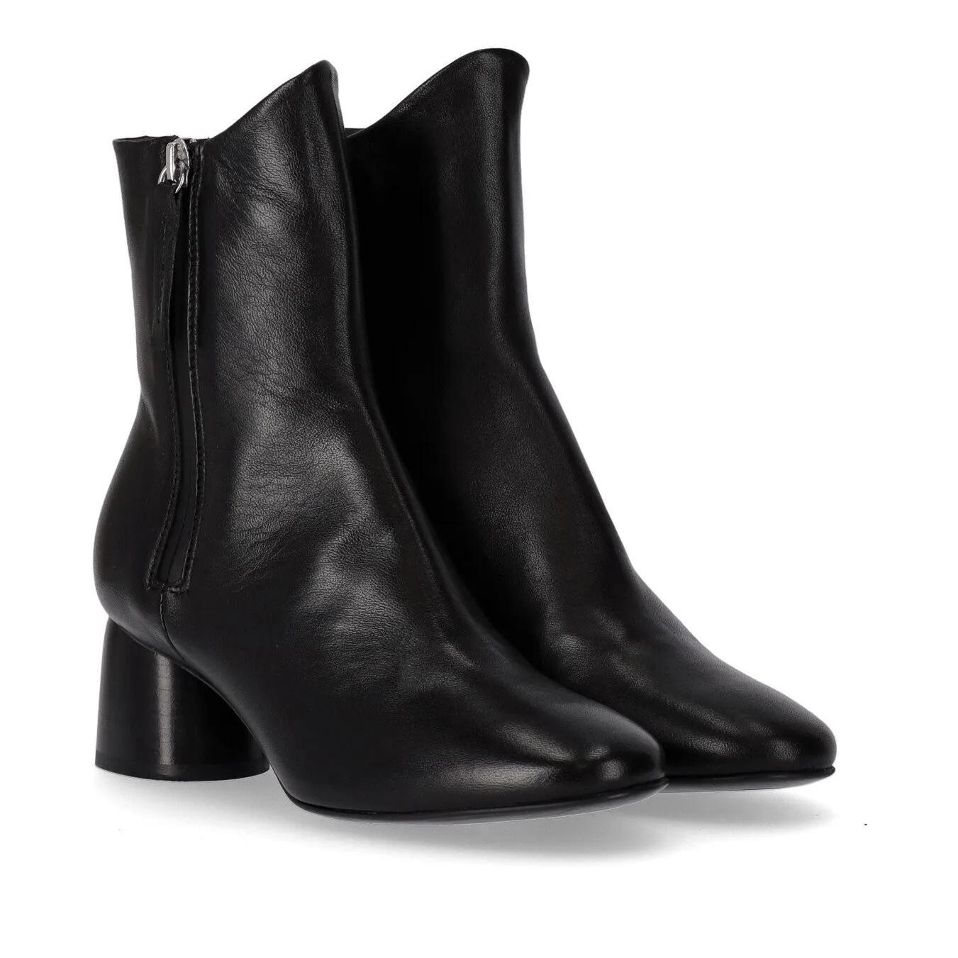 Halmanera Boots & Stiefeletten - HALMANERA CAREN SCHWARZE STIEFELETTE MIT ABSATZ - Gr. 40 (EU) - in Schwarz - für Damen