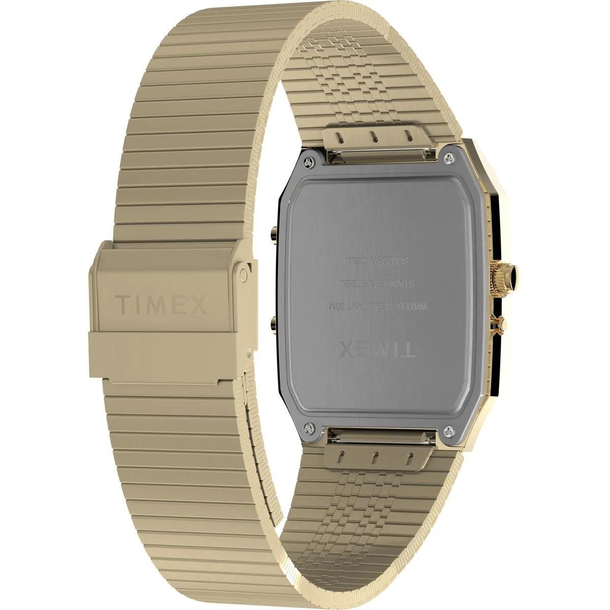 Thumbnail - Timex Uhren - Quarz Analog & Digital Uhr Q Timex 1982 Fusion Ana - Gr. unisize - in Gold - für Damen