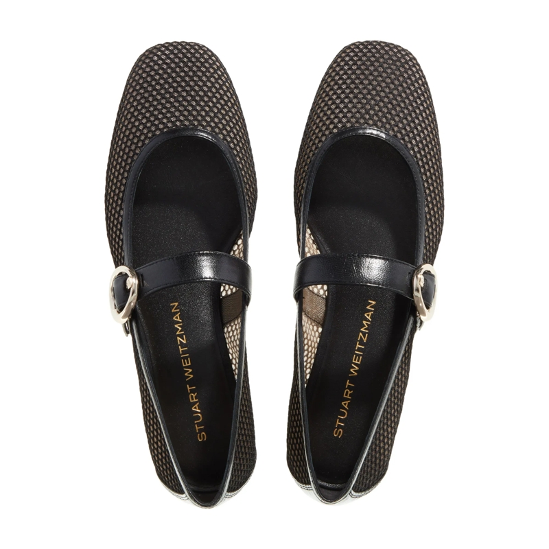 Stuart Weitzman Mary Janes Arabella Mary Jane Black(Image 6)