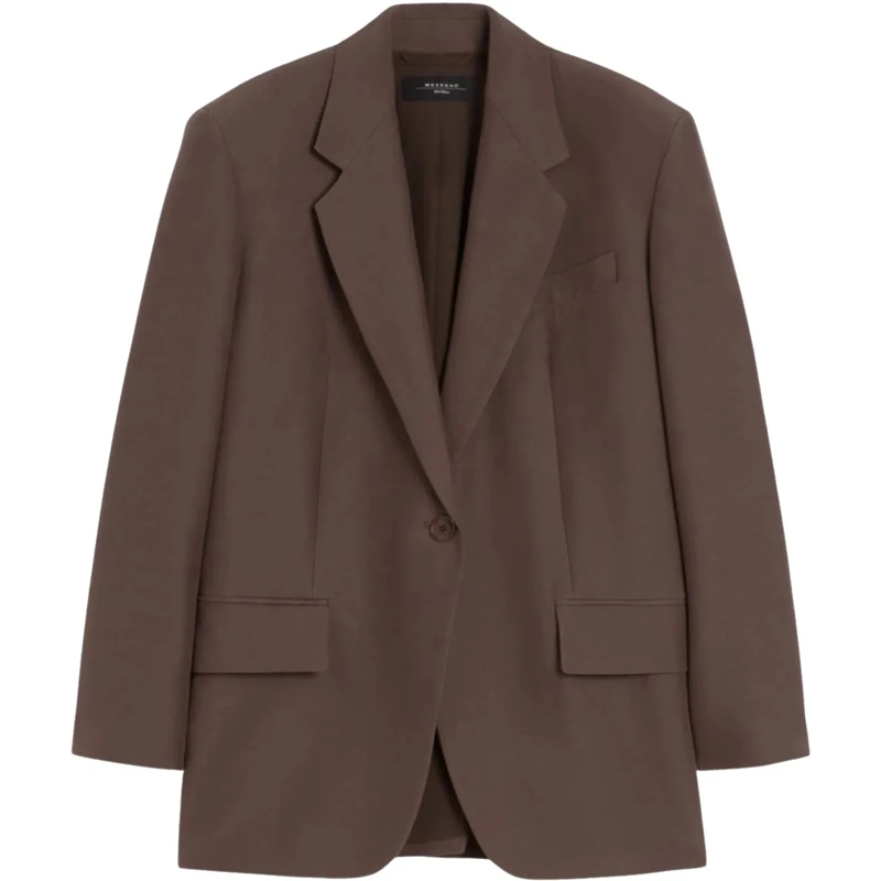 Max Mara Blazer Max Mara Weekend Floc Blazers Donkerbruin 25250468 braun