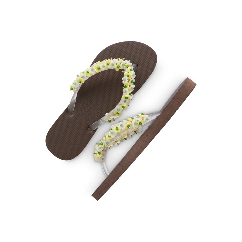 UZURII Flip Flops flip flop Tulum Bloom Yellow mocca(Image 9)