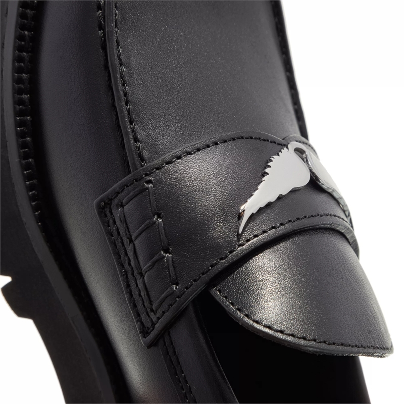 Zadig & Voltaire Loafer Joeacassin Semy-Shiny Calfskin Noir(Image 3)