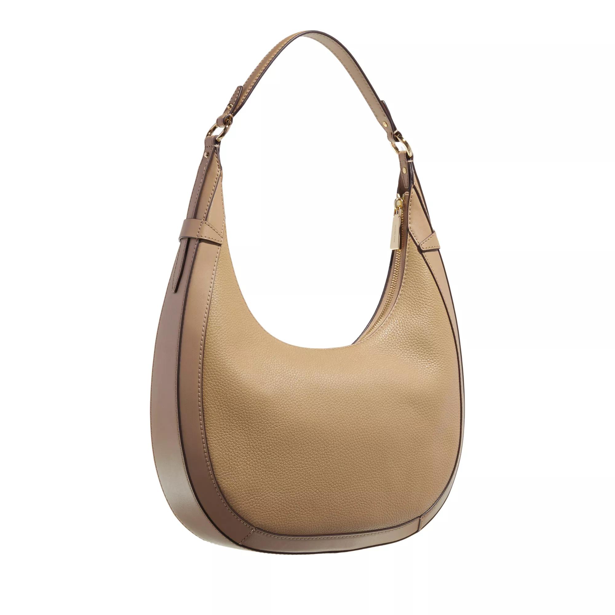Michael Kors Hobo bags Lg Crescent Tz Hobo Shldr in beige