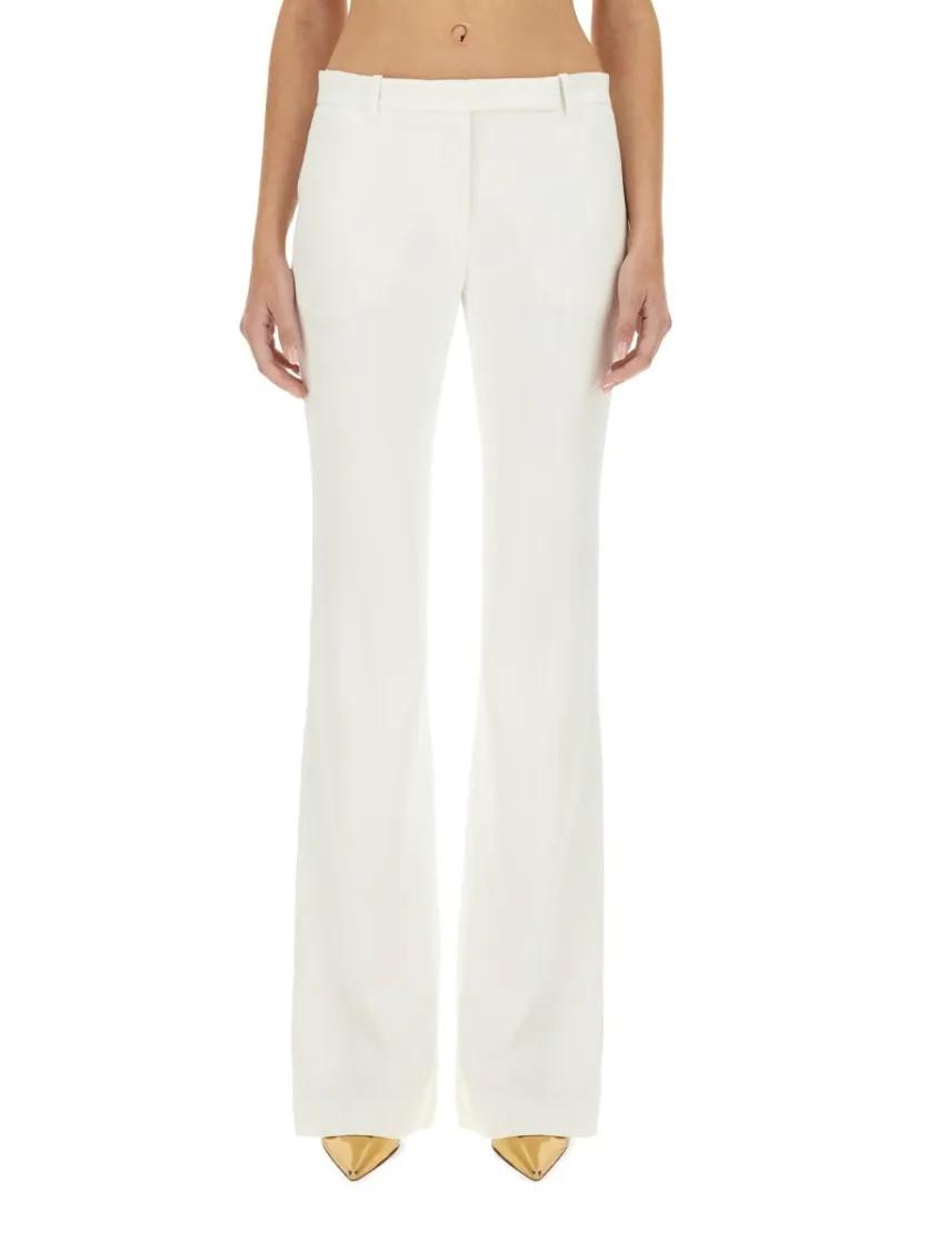 Thumbnail - Alexander McQueen - Bootcut Pants - Größe 40 - weiß