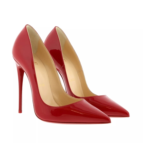 Christian Louboutin So Kate Pumps 120 Patent Leather Loubi Red Pumps