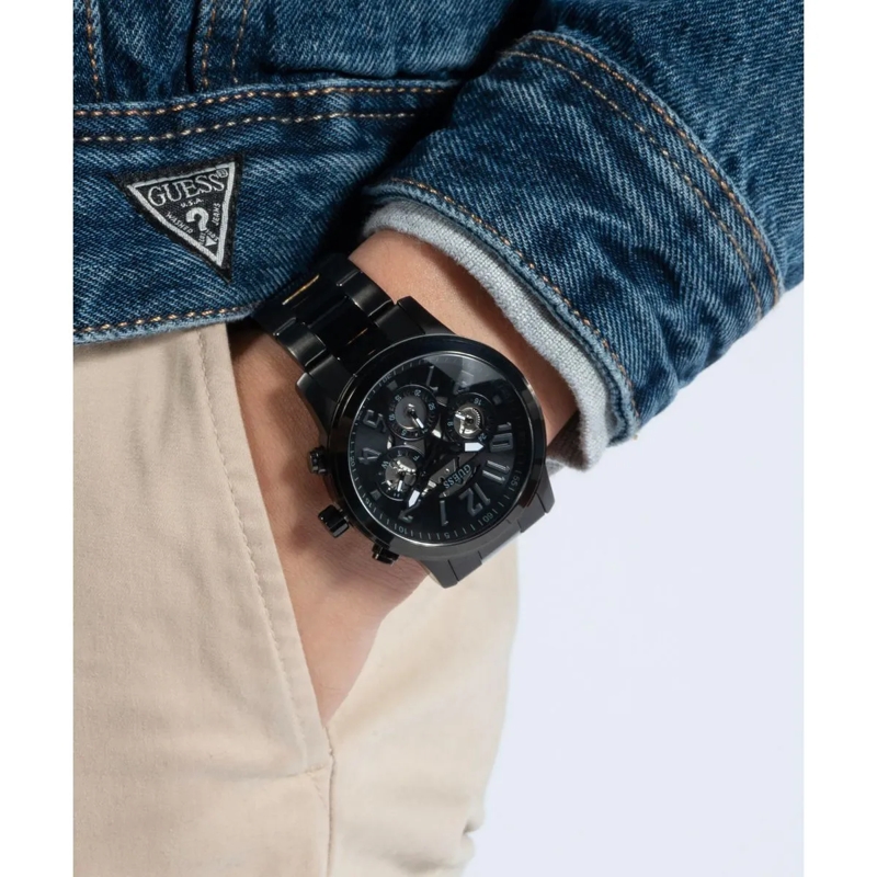 Guess Automatikuhr Quarz-Analoguhr Parker schwarz(Image 8)