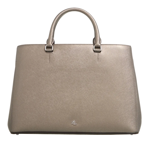 Lauren Ralph Lauren Draagtas Hanna 37 Satchel Large Pewter