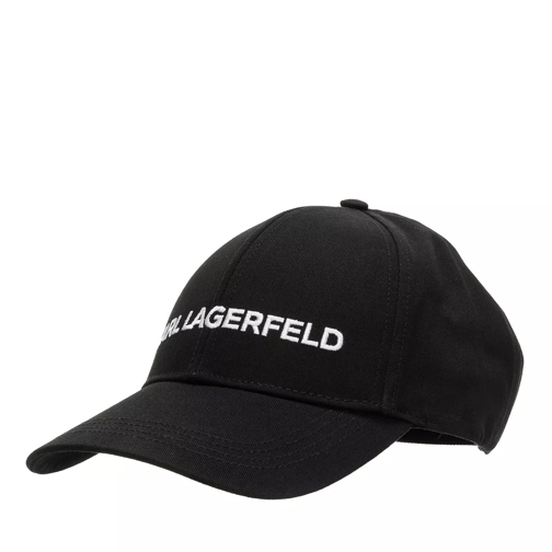 Karl Lagerfeld Karl Essential Logo Cap Black Cappello da baseball