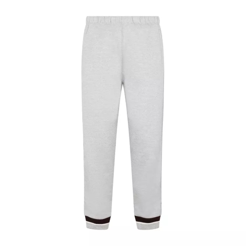 Berluti  Silver Grey Cotton Pants Grey