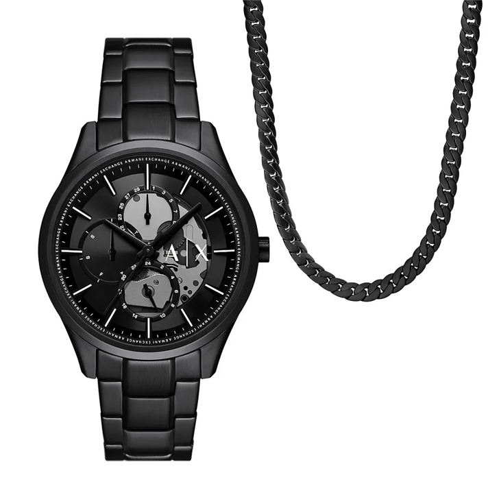 Armani Exchange Armani Exchange Men s Watch Set AX7160SET Schwarz Digitaluhr