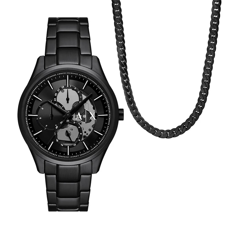 Armani Exchange Digitaluhr Uhr Schwarz