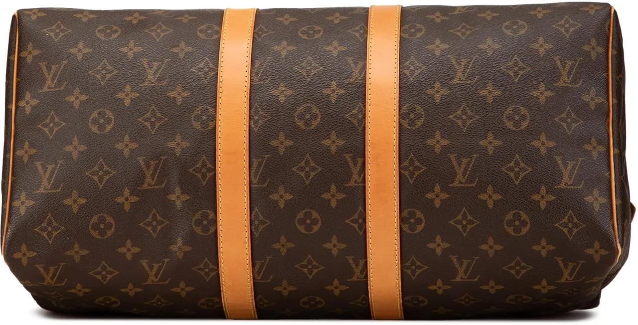 Louis Vuitton Weekender Monogram Keepall 45 in bruin