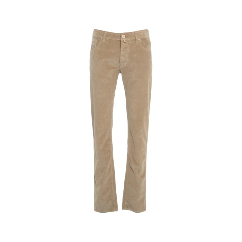 Jacob Cohen Jeans 'Bard' Corduroy Pants Neutrals