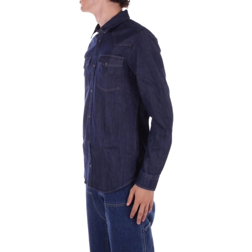 Dondup Legere Oberteile Shirts Denim Blue blau