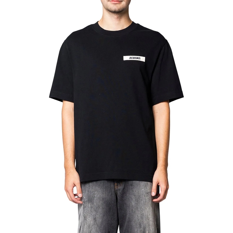 Jacquemus T-Shirt LE TSHIRT GROS GRAIN BLACK schwarz