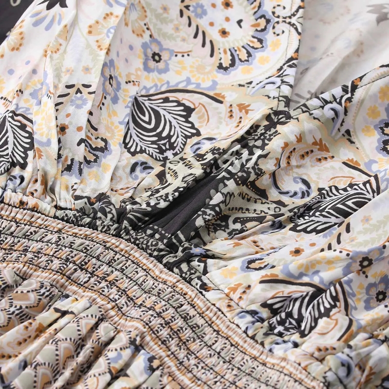 Hale Bob Robe longue Maxikleid mit Blumenmuster mehrfarbig(Image 3)