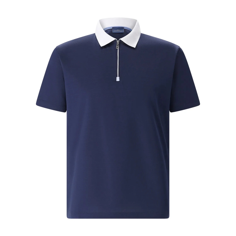 Paul & Shark Polohemd Poloshirt aus Baumwolle blau