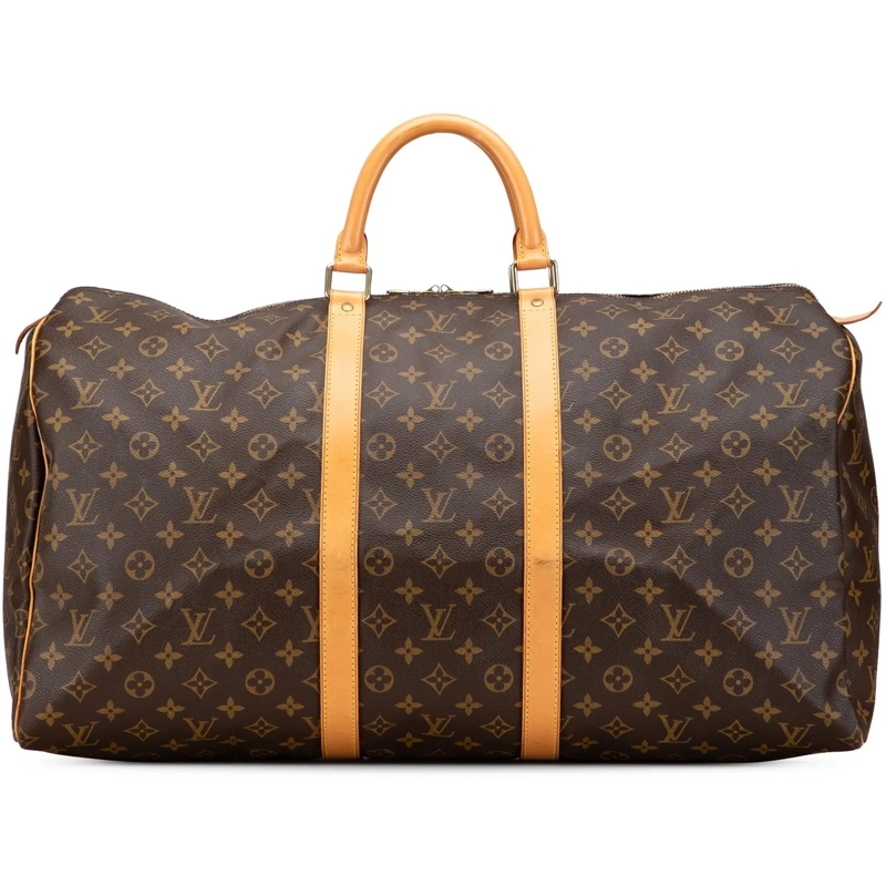 Louis Vuitton Weekender Monogram Keepall 55 braun