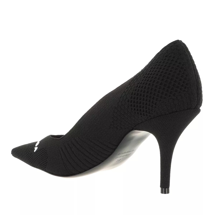 Black and white hot sale high heel pumps