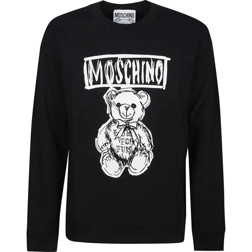 Moschino  Teddy Bear Print Sweatshirt Black schwarz