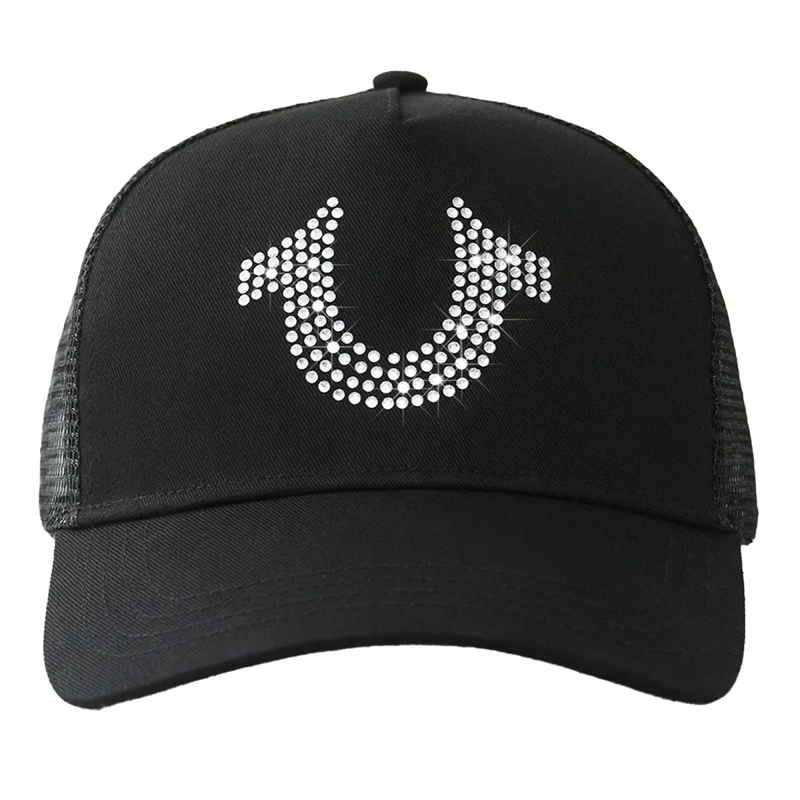 True Religion Hut Cap CRYSTAL schwarz