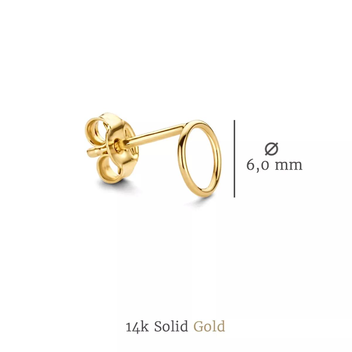 Thumbnail - Isabel Bernard Ohrringe - Belleville Anna 14 Karat Earrings - Gr. unisize - in Gold - für Damen