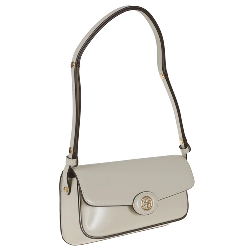 Tory Burch Sac à bandoulière Robinson Spazzolato E/W Shoulder Bag White (Image 3)