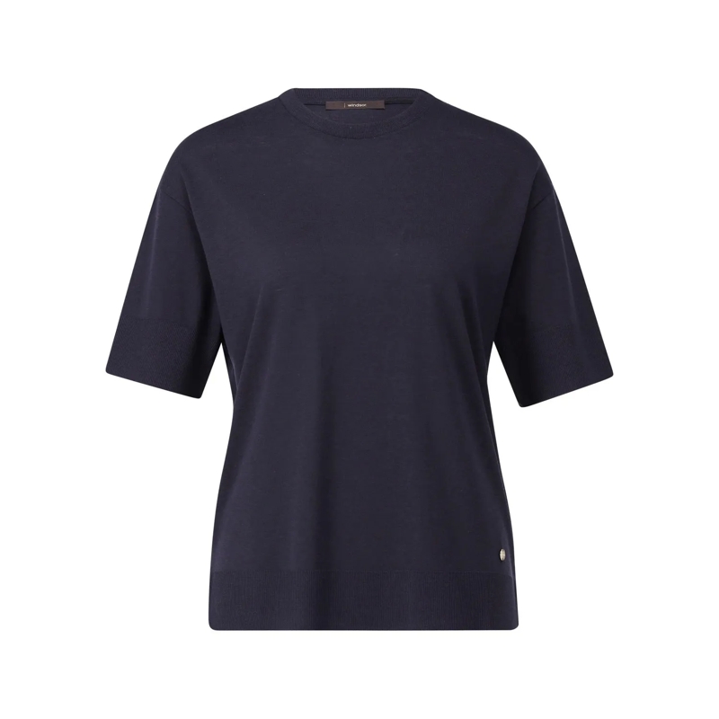 windsor. T-Shirt T-Shirt mit Baumwolle Dunkelblau