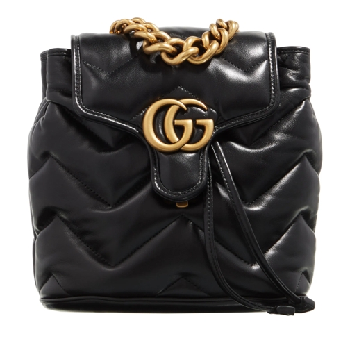 Gucci Gg Marmont Quilted Backpack Black Rugzak