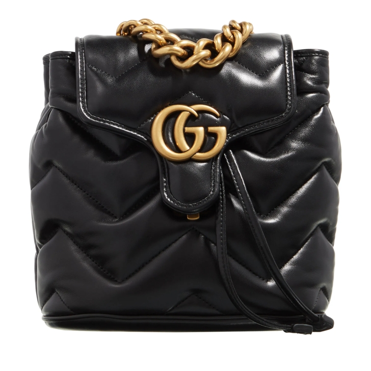 Black gucci bucket bag on sale