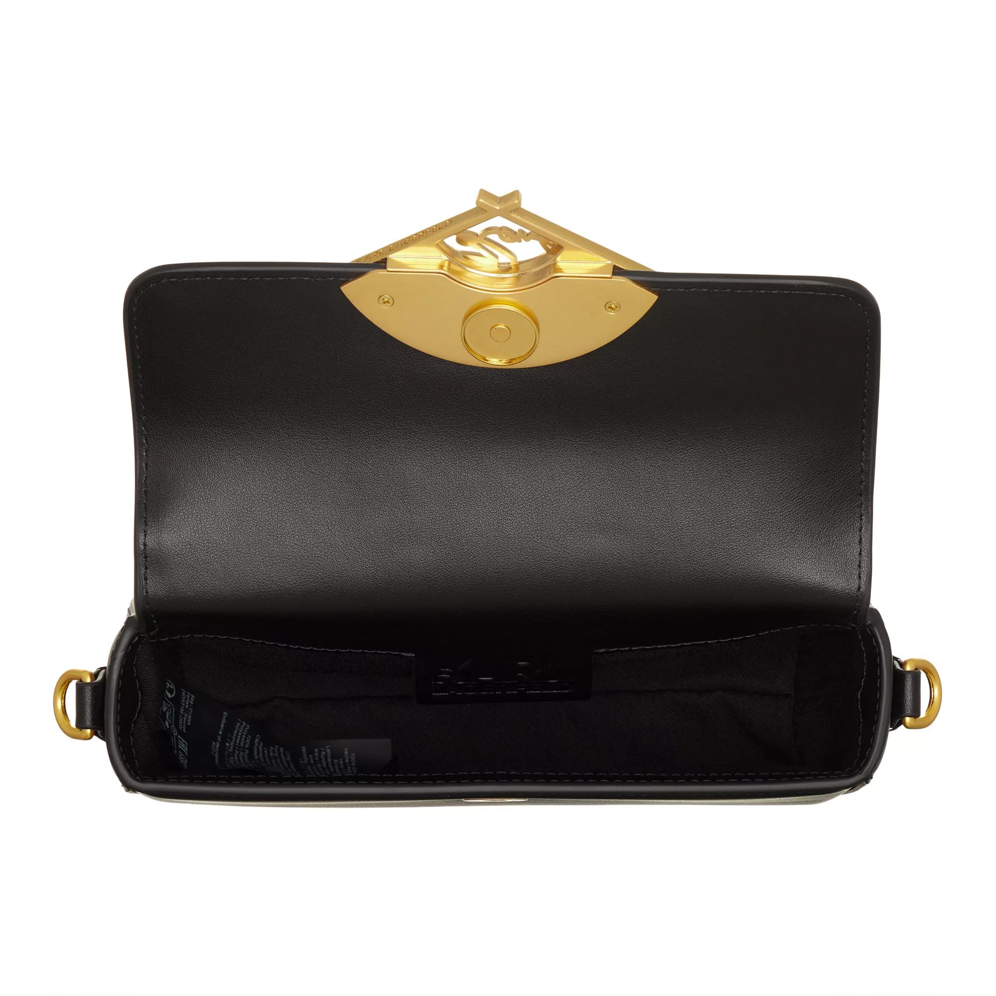 Karl Lagerfeld Crossbody bags K Signature Fan Small Crossbody in zwart