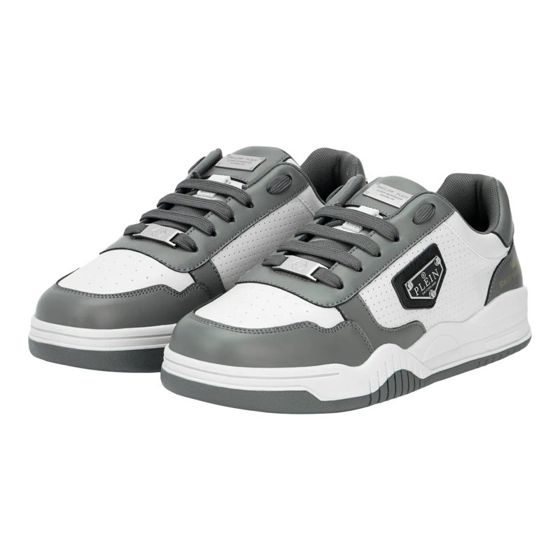 Philipp Plein Low-Top-Sneaker Lo-Top Turnschuhe Street grau