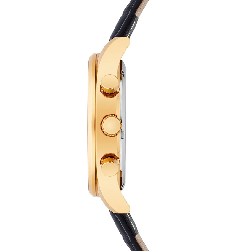 Rhodenwald & Söhne Automatikuhr Herren Armbanduhr Goodwill Echtleder gold(Image 4)