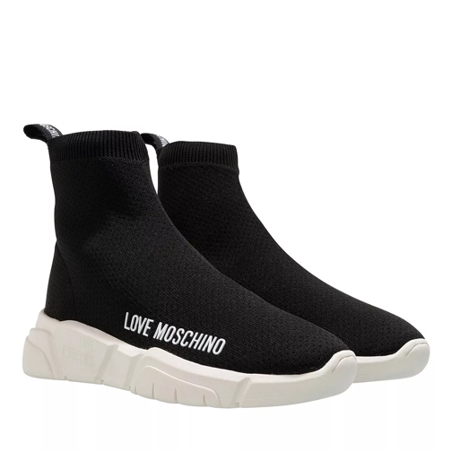 Love Moschino Sneakerd.Running35 Calza Nero/Bianco Slip-On Sneaker