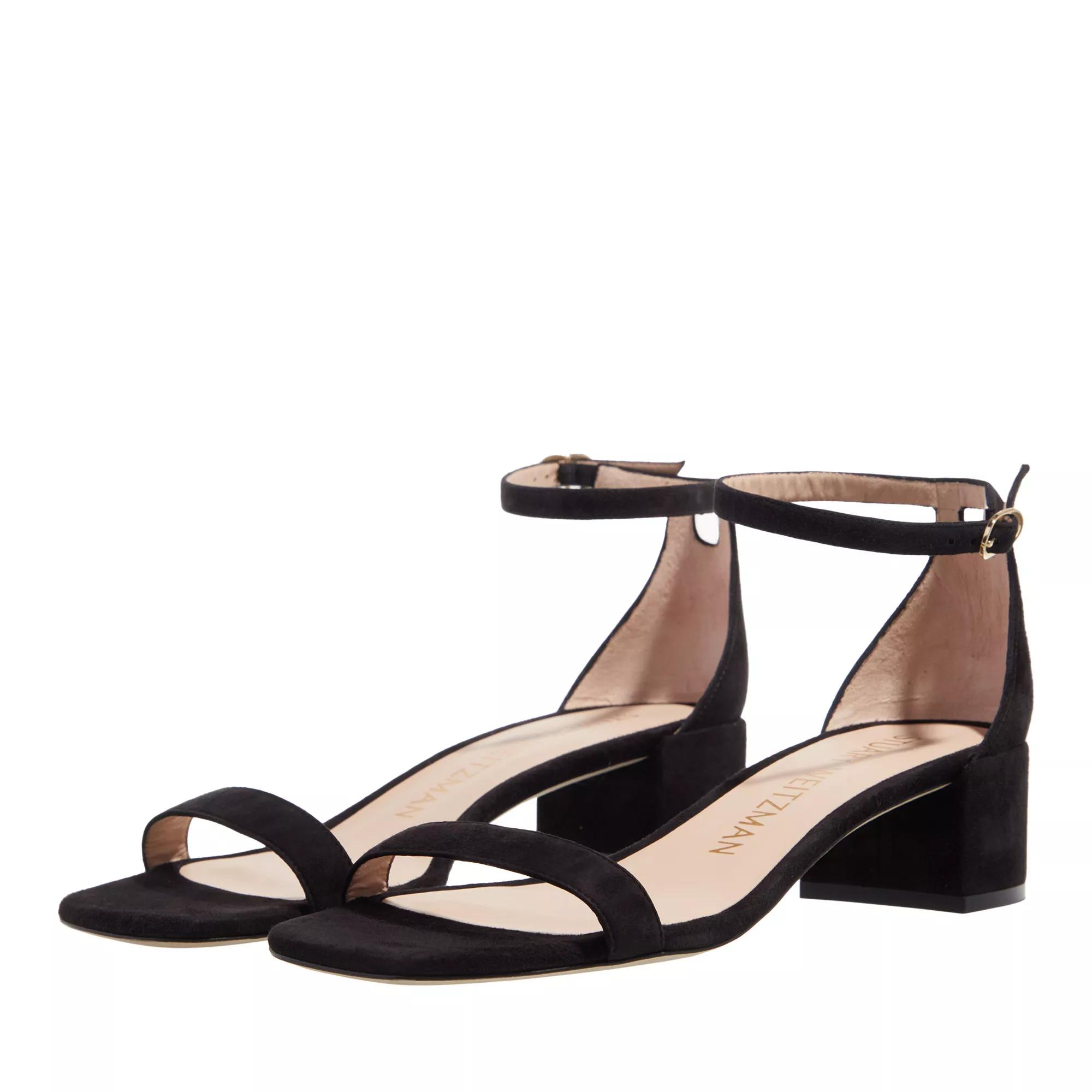 Stuart Weitzman Sandalen & Sandaletten - Nudistia 75 Sandal - Gr. 38 (EU) - in Schwarz - für Damen