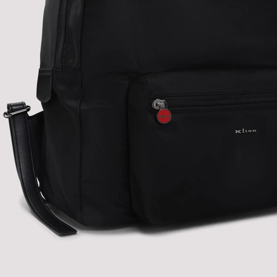 Thumbnail - Kiton Rucksäcke - Black Bucket Bag With Adjustable Straps - Gr. unisize - in Schwarz - für Damen