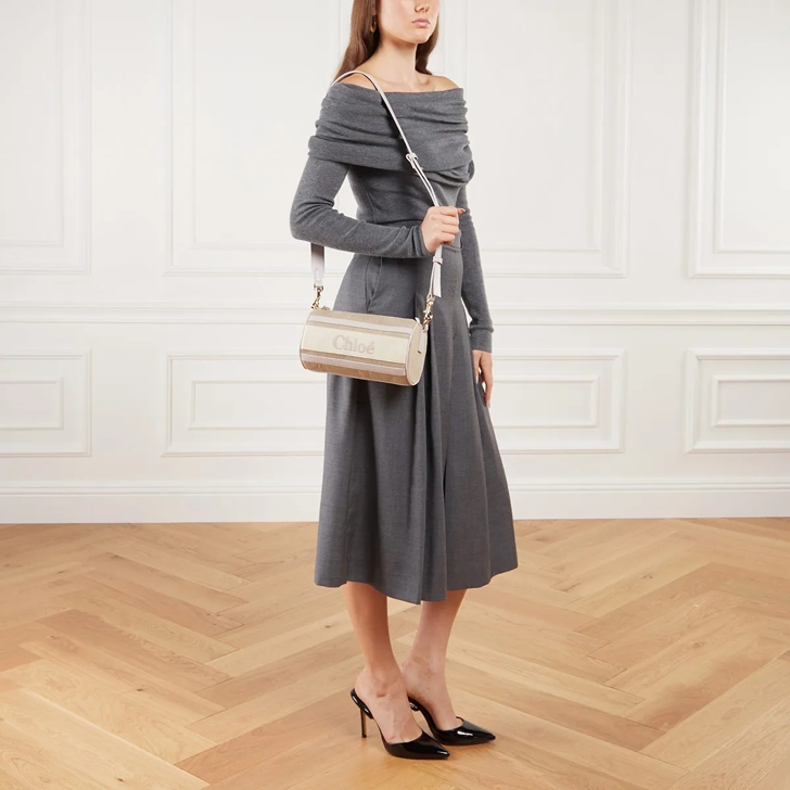Chloe Woody Wild Grey Duffle Bag