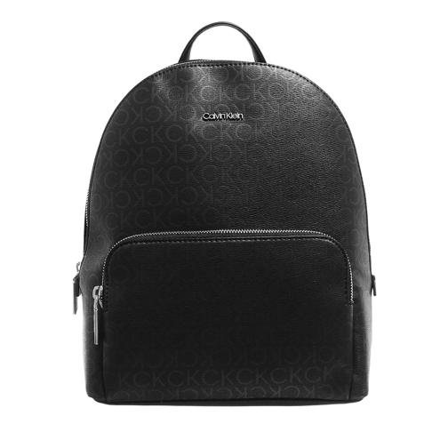 Calvin Klein Ck Must Campus Backpack Epi Mono Black Mono Rucksack