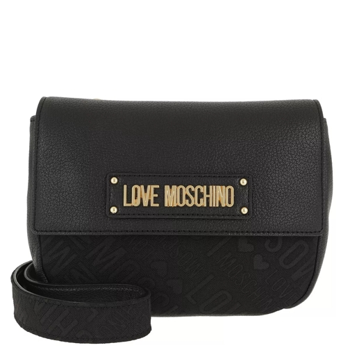 Love Moschino Jacquard Crossbody Bag Nero Borsetta a tracolla